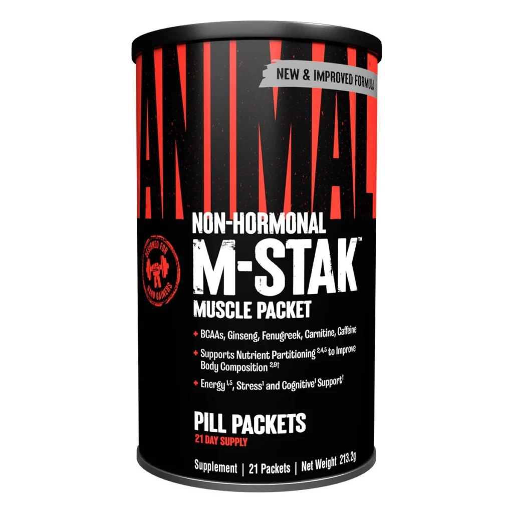 Animal M-Stak – komplexný nehormonálny stimulant rastu svalov pre náročných športovcov