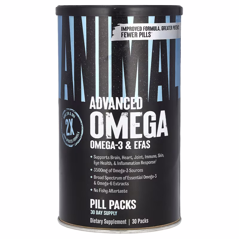 Animal Omega – komplexný zdroj omega-3 a omega-6 mastných kyselín pre športovcov, ktorí to myslia vážne